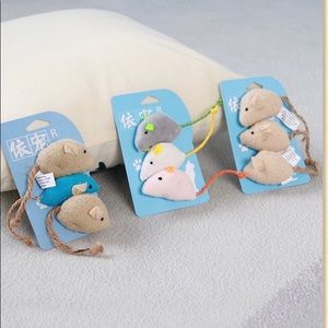 Ratting small catnip cat toy kitten toys